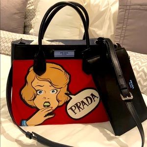 PRADA COLLECTION TOTE OR SHOULDER BAG